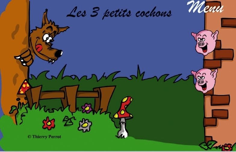 Practica el francès llegint el conte dels tres porquets