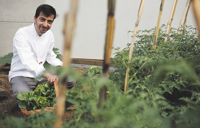 Lhort li serveix, sobretot, per generar sentiment dequip i per valorar quant costa cuidar i obtenir productes sortits de la terra. FOTO: Artur Ribera