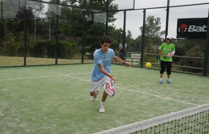 Als dos últims anys, el CE Valldoreix aposta fort pel pàdel entre els més joves. FOTO: David Fernández