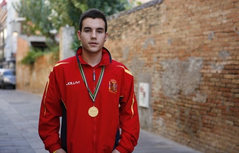 Pol Galbas va guanyar, amb Espanya, al setembre del 2011, el mundial sub-20. Foto Artur Ribera