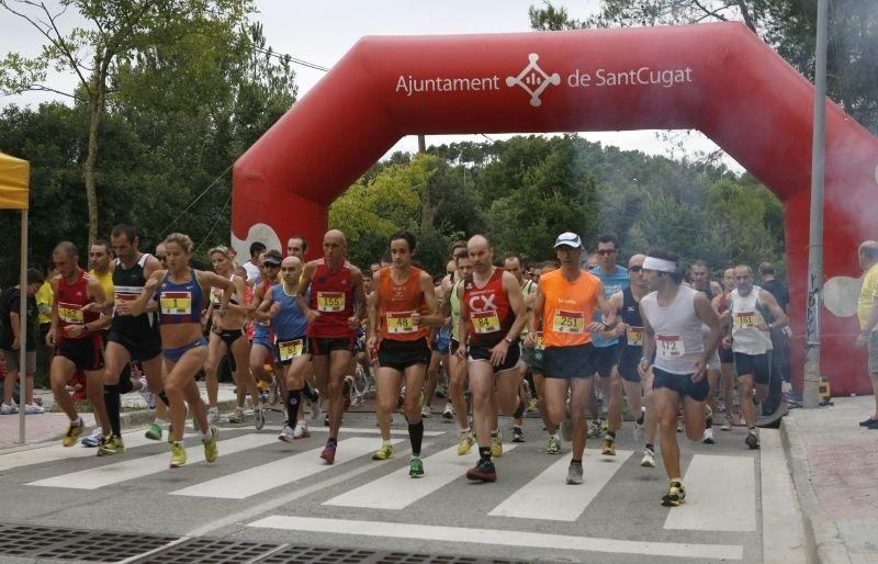 Sortida de la Cursa Popular de la Floresta 2011. FOTO: Esther Naval