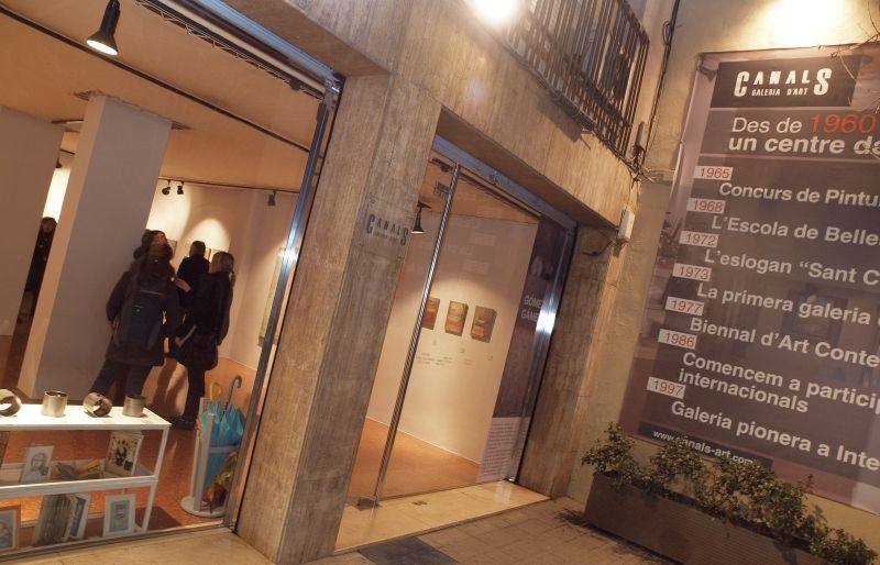 Canals-Galeria d'Art porta Sant Cugat arreu de Catalunya. FOTO: A.Ribera