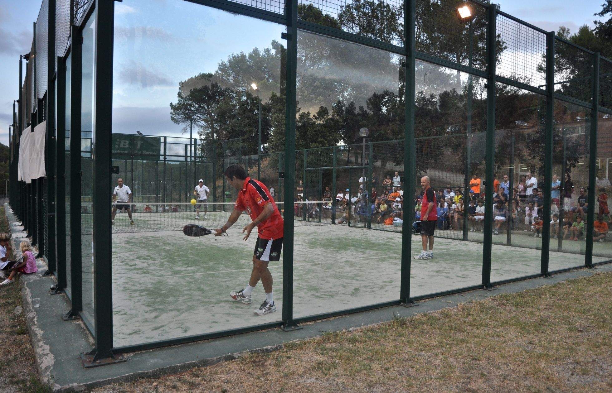 Partit d'exhibició amb Fernando Belasteguin. FOTO: Pere Fernández