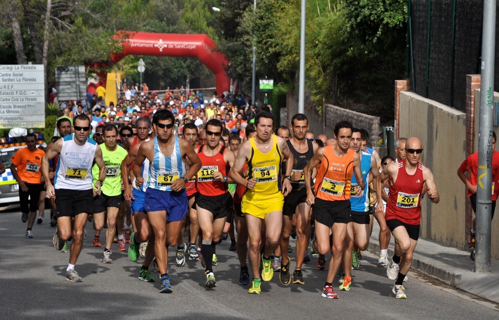 La sortida de la cursa. FOTO: Pere Fernández
