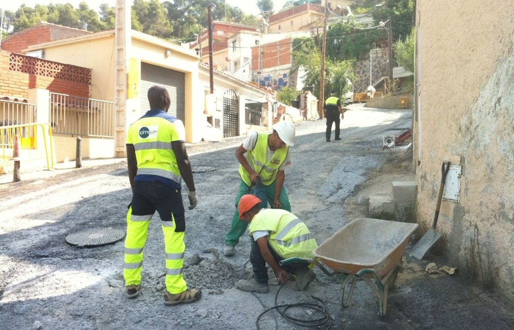 Les obres continuaran durant tot el mes d'agost FOTO: JR Armadàs