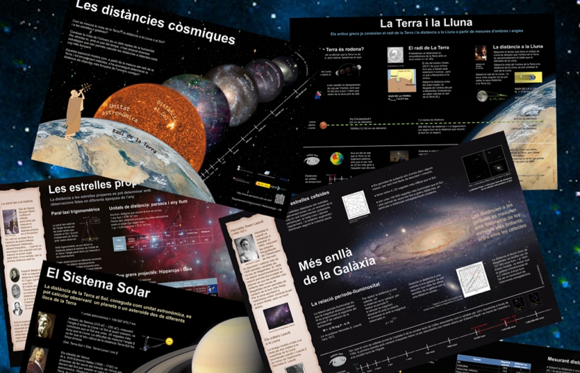 A la mostra es repartirà un glossari als vistants amb vocabulari astronòmic. FOTO: Cedida. 