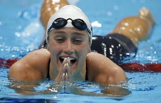 Mireia Belmonte, a la final de 200 metres papallona. FOTO: CAR