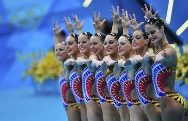 L'equip de sincronitzada espanyol. FOTO: Cedida