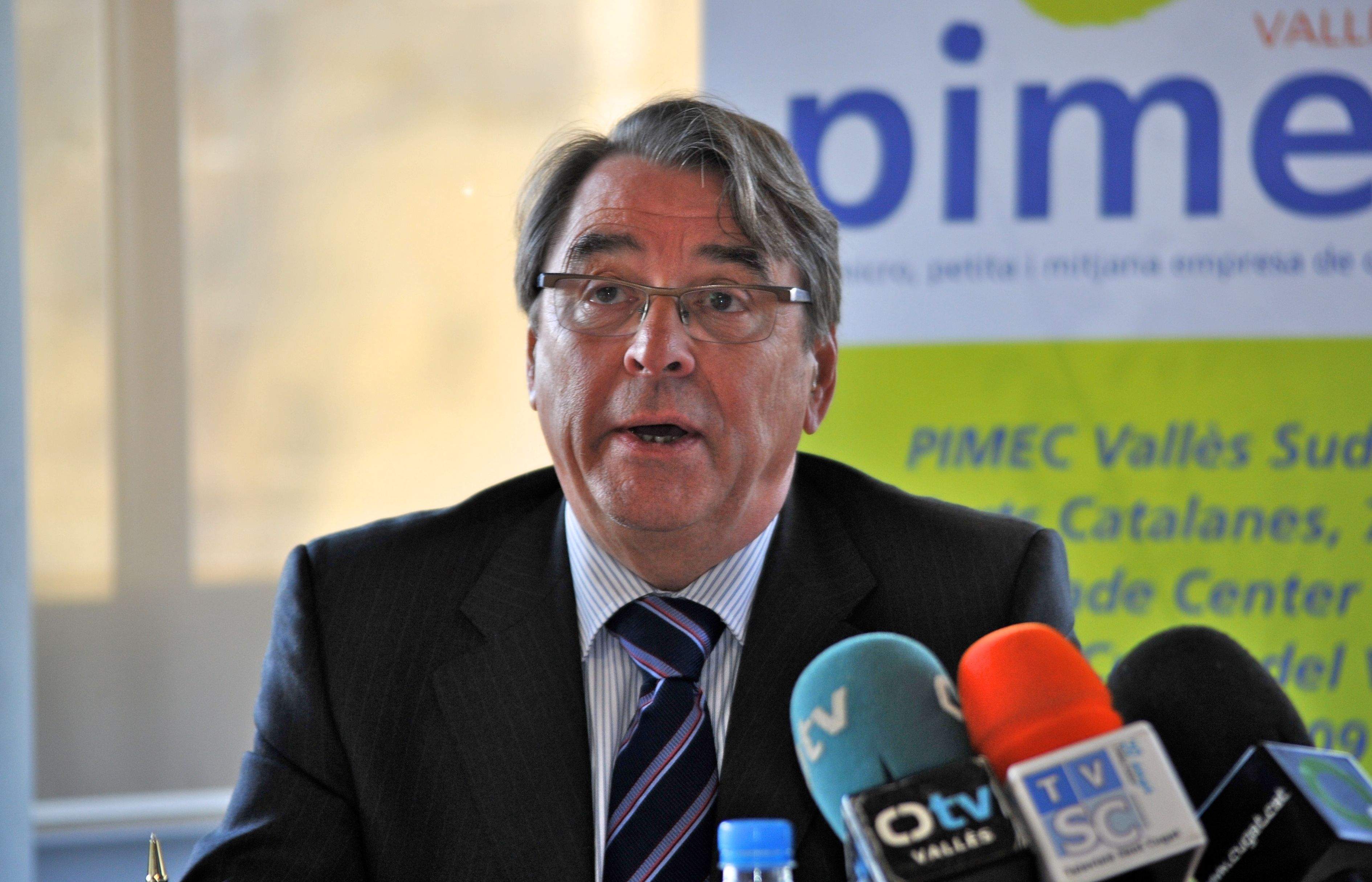 Francesc Elias, president de la delegació de Pimec al Vallès Occidental. FOTO: Arxiu / Artur Ribera