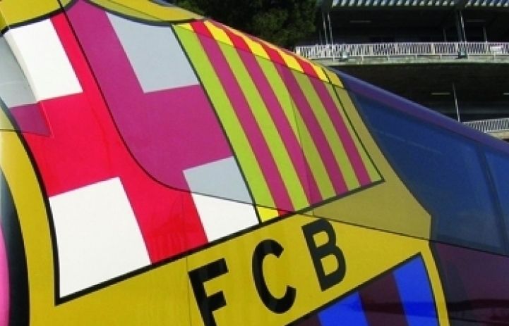 L'autocar del Barça. FOTO: Cedida