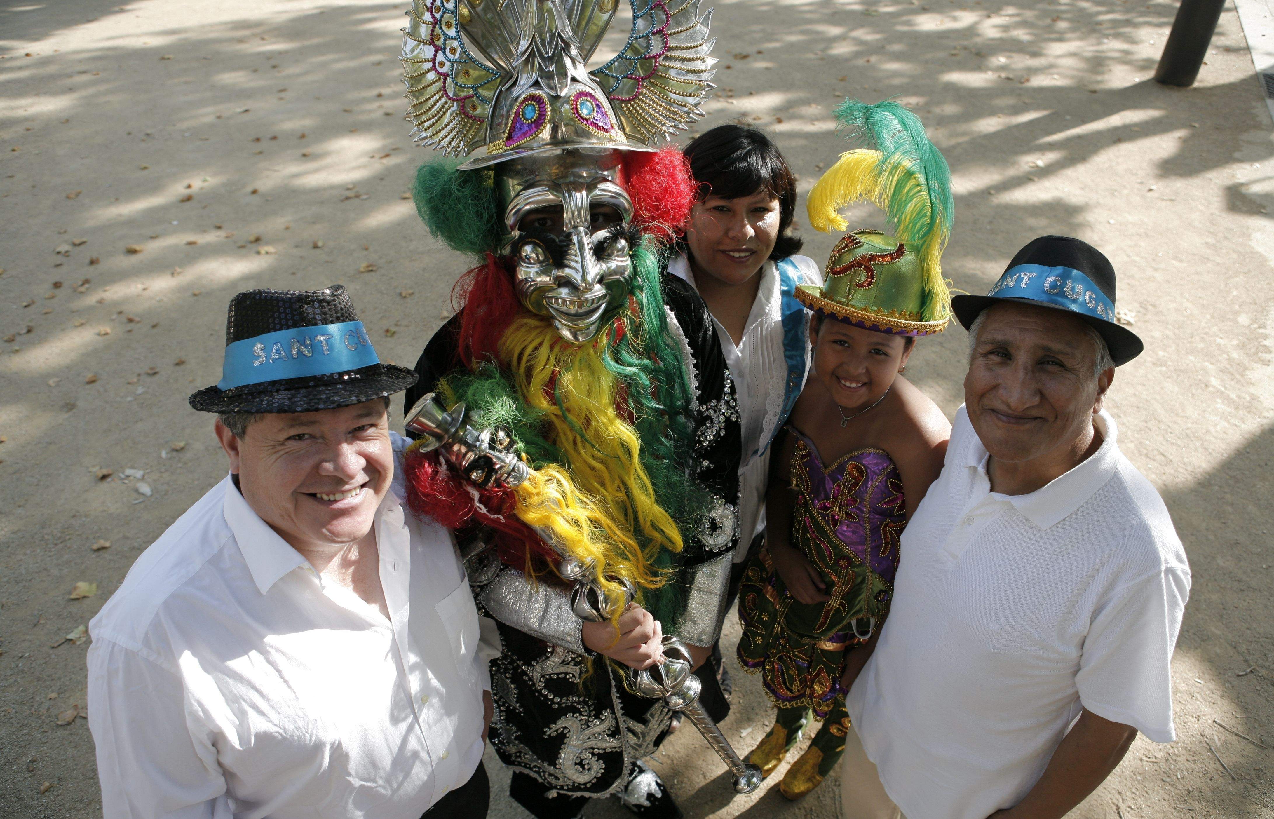 La Fraternidad Morenada Sant Cugat. FOTO: Artur Ribera