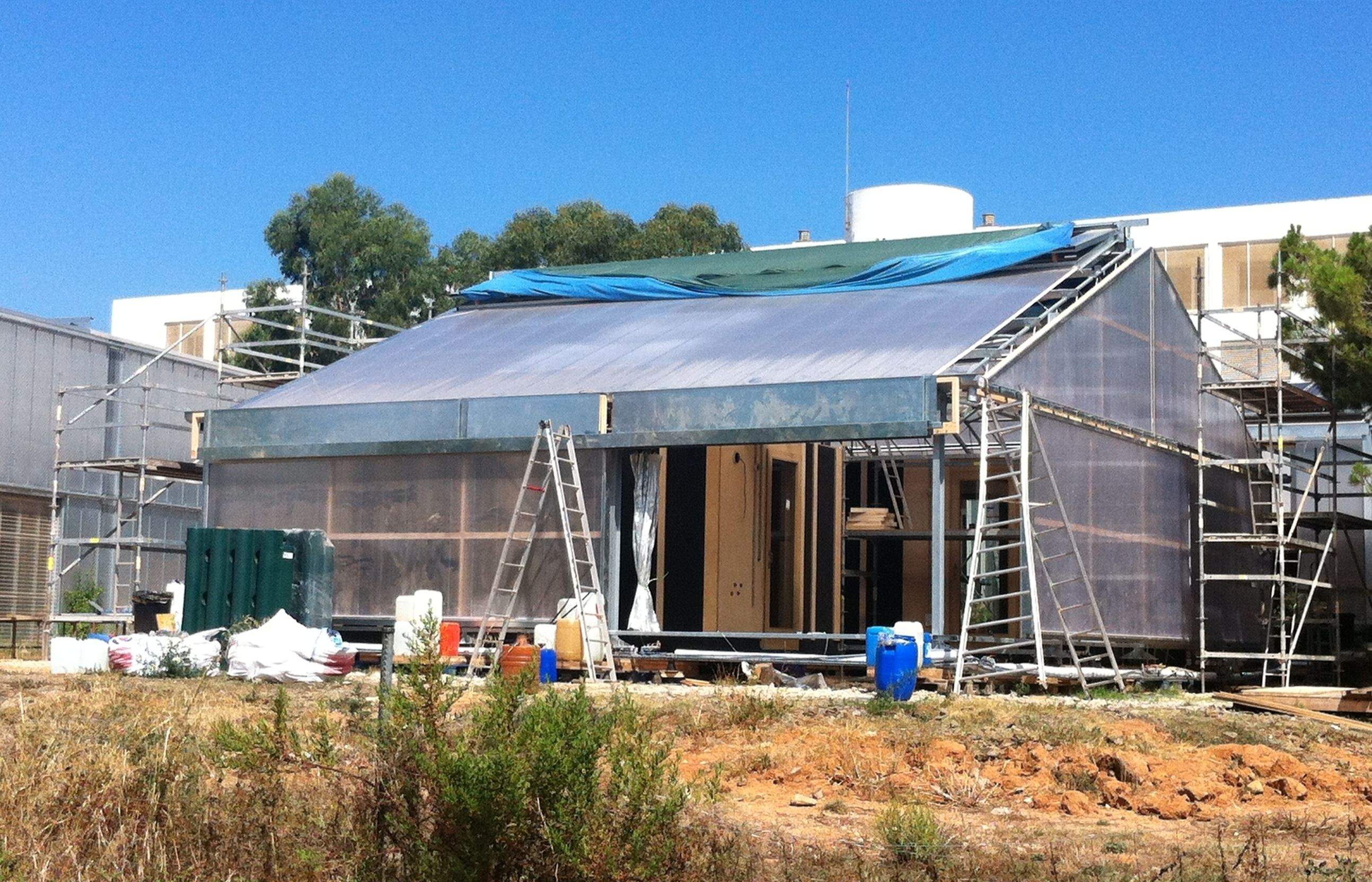 La casa es presentarà el setembre al concurs Solar Decathlon a Madrid. FOTO: Anna Mira 