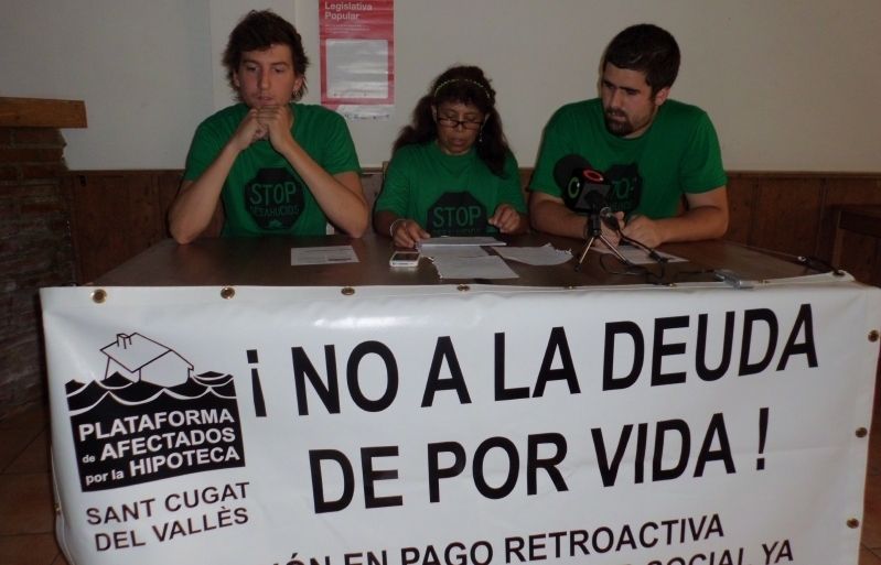 Tres dels membres de la nova iniciativa santcugatenca. FOTO: Àgata Guinó