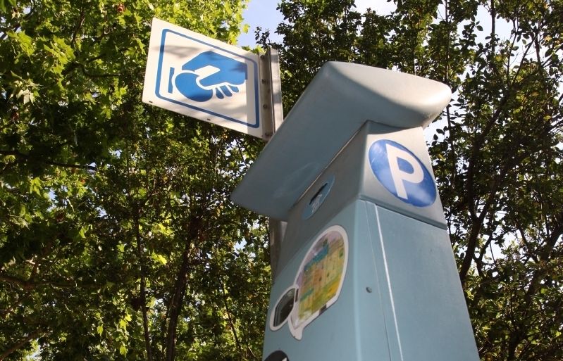 Actualment a Sant Cugat hi ha 635 places d'aparcament de zona blava. FOTO: Arxiu