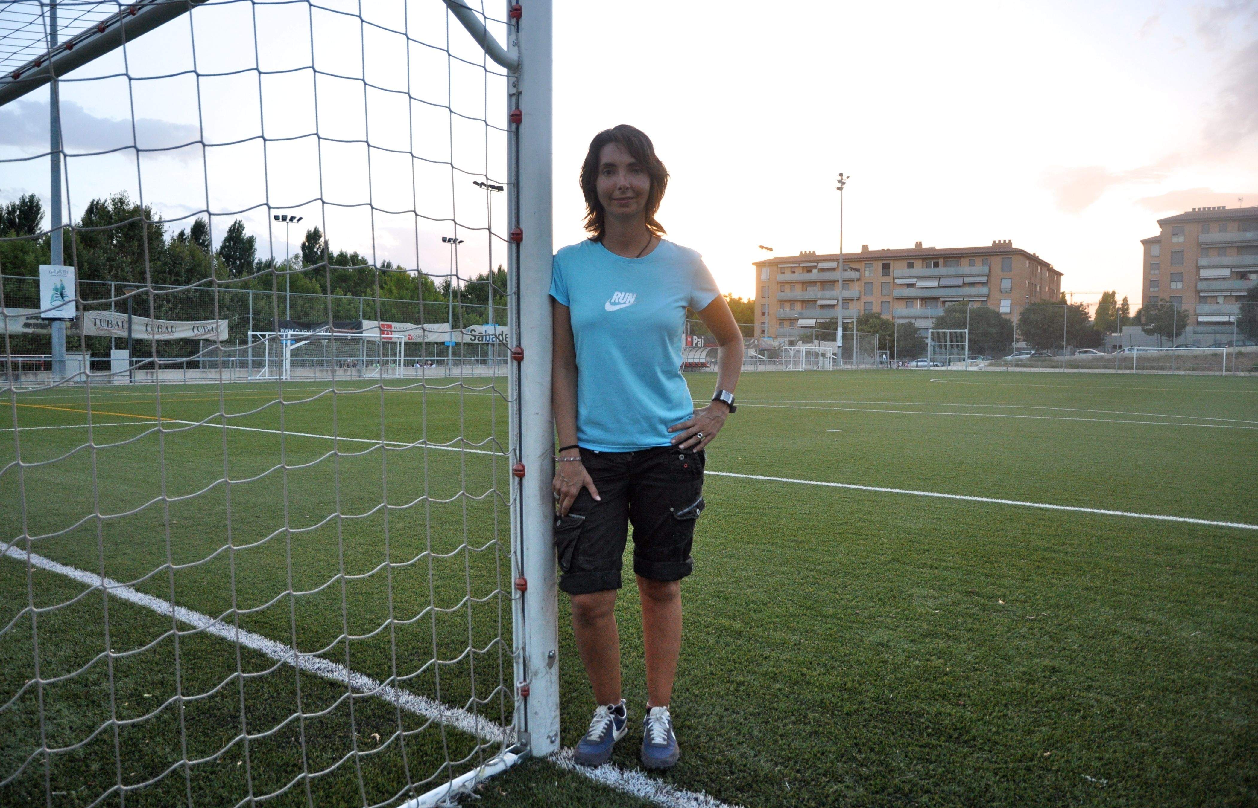 Natalia Aristain, a la ZEM Jaume Tubau. FOTO: Pere Fernández
