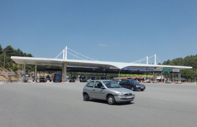 El peatge de les Fonts s'ha de pagar per anar a Terrassa o el Bèges FOTO: JR Armadàs