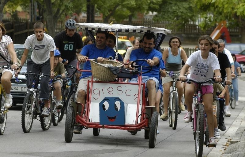 Imatge d'arxiu d'una edició de la Bicicletada Popular de Mas Gener. FOTO: Arxiu