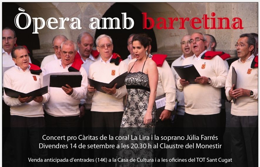 Concert en benefici de Càritas Sant Cugat. FOTO: Cedida