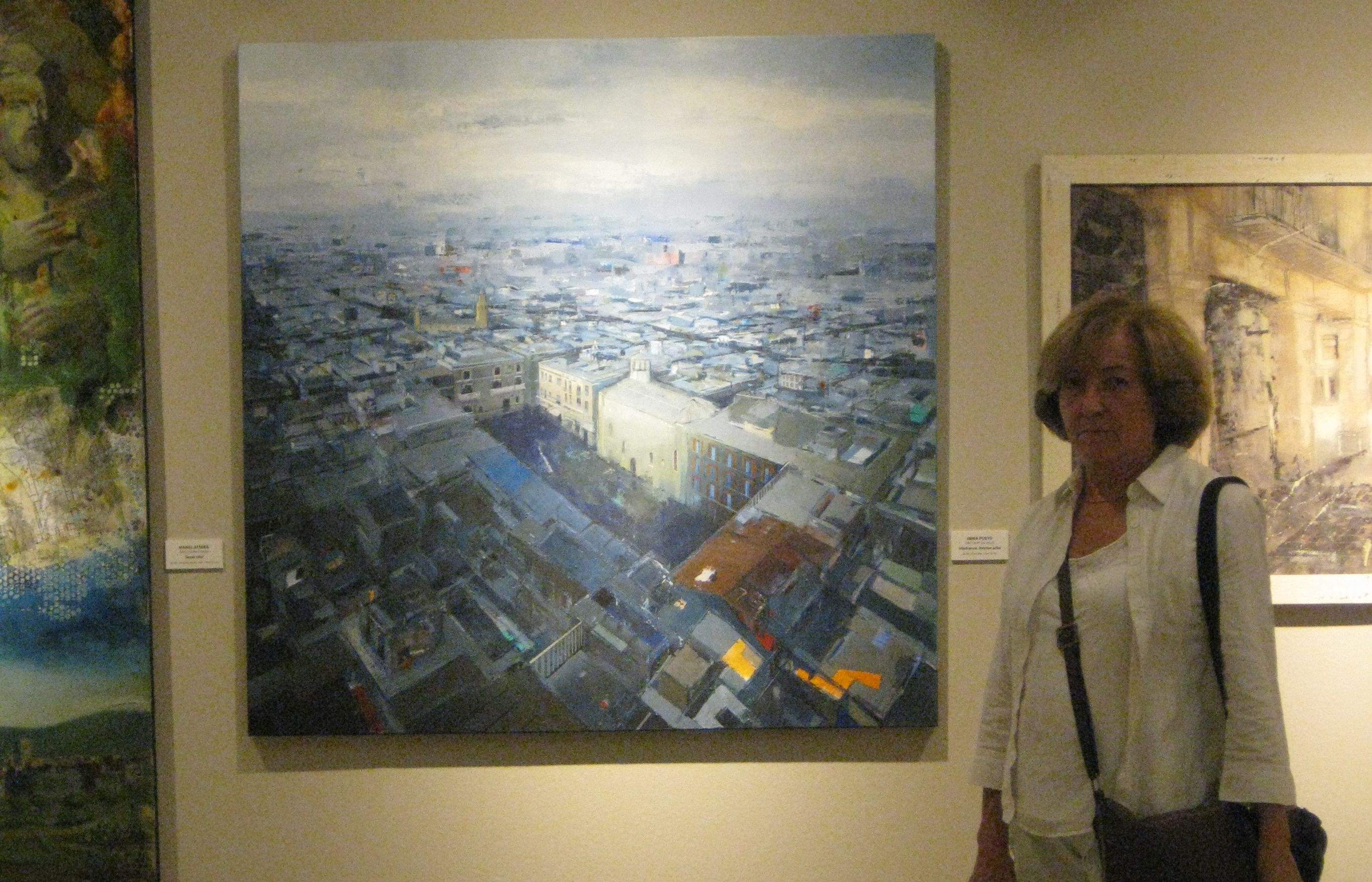 La pintora santcugatenca Imma Pueyo exposa la seva obra a Vilafranca del Penedès. FOTO: Cedida