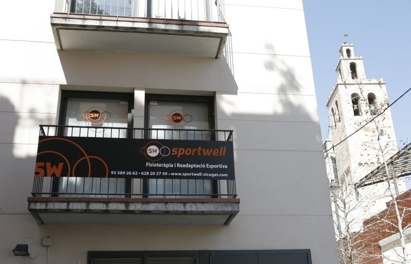 Sportwell, nou col·laborador del FS Sant Cugat. FOTO: Artur Ribera