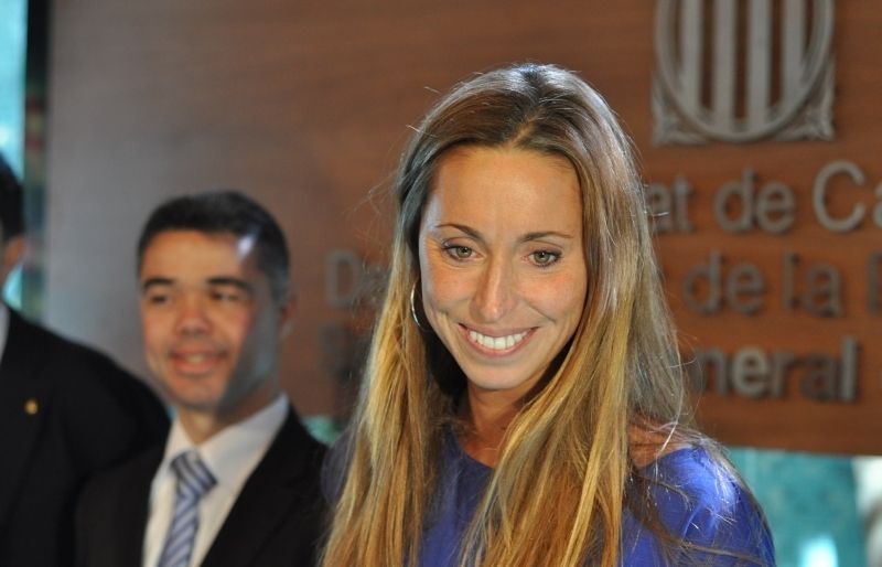 Gemma Mengual, el dia que va fer públic la seva retirada de la natació sincronitzada. FOTO: Pere Fernández