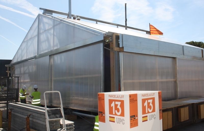 La casa sostenible participarà al concurs al Madrid FOTO: Cedida