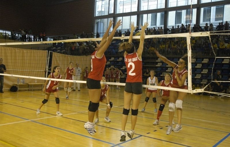 El Club Voleibol Sant Cugat hi participarà amb dotze equips. FOTO: Arxiu