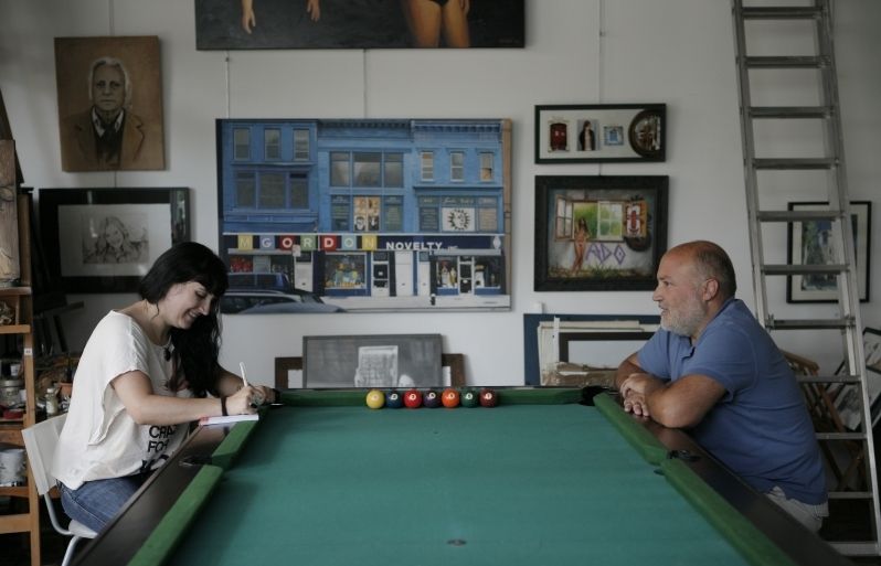 "Sóc un artista realista, no sóc abstracte ni impressionista". FOTO: Artur Ribera