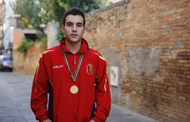 Pol Galbas va guanyar, amb Espanya, al setembre del 2011, el mundial sub-20. Foto Artur Ribera