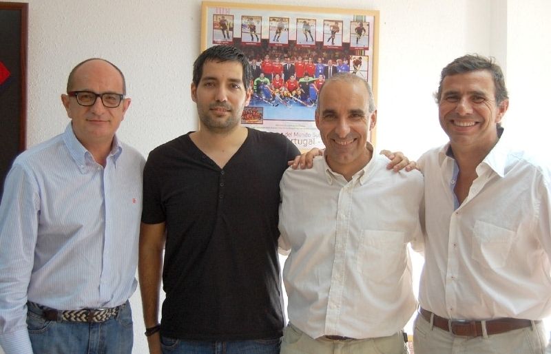 Guillem Pérez i Quim Paüls, al centre de la imatge. FOTO: Cedida