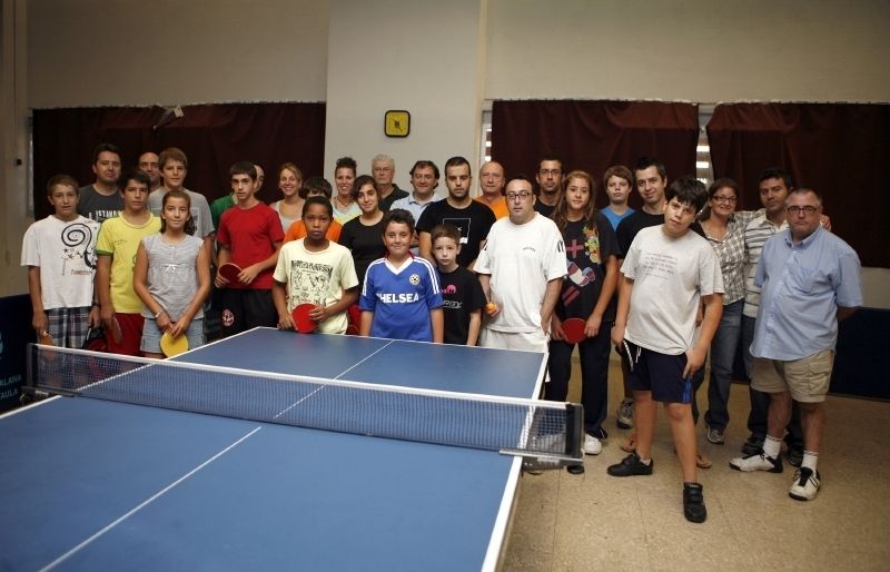 Fotografia de família dels participants de la primera edició, al setembre del 2011. FOTO: Esther Naval