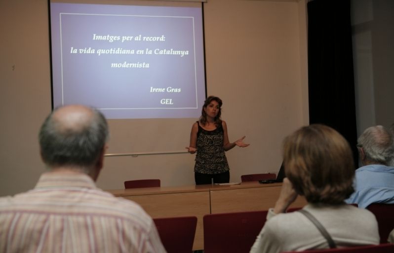 La Casa de Cultura ha acollit la conferència sobre el modernisme a Catalunya. FOTO: Artur Ribera