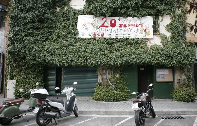 Exterior del local La Bohemia.