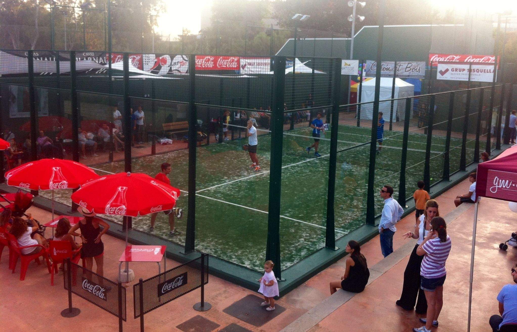 Partit de la final masculina de pàdel. FOTO: Anna Mira