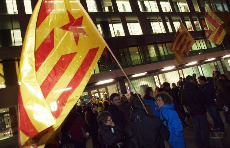 Estelades a l'ajuntament FOTO: Arxiu