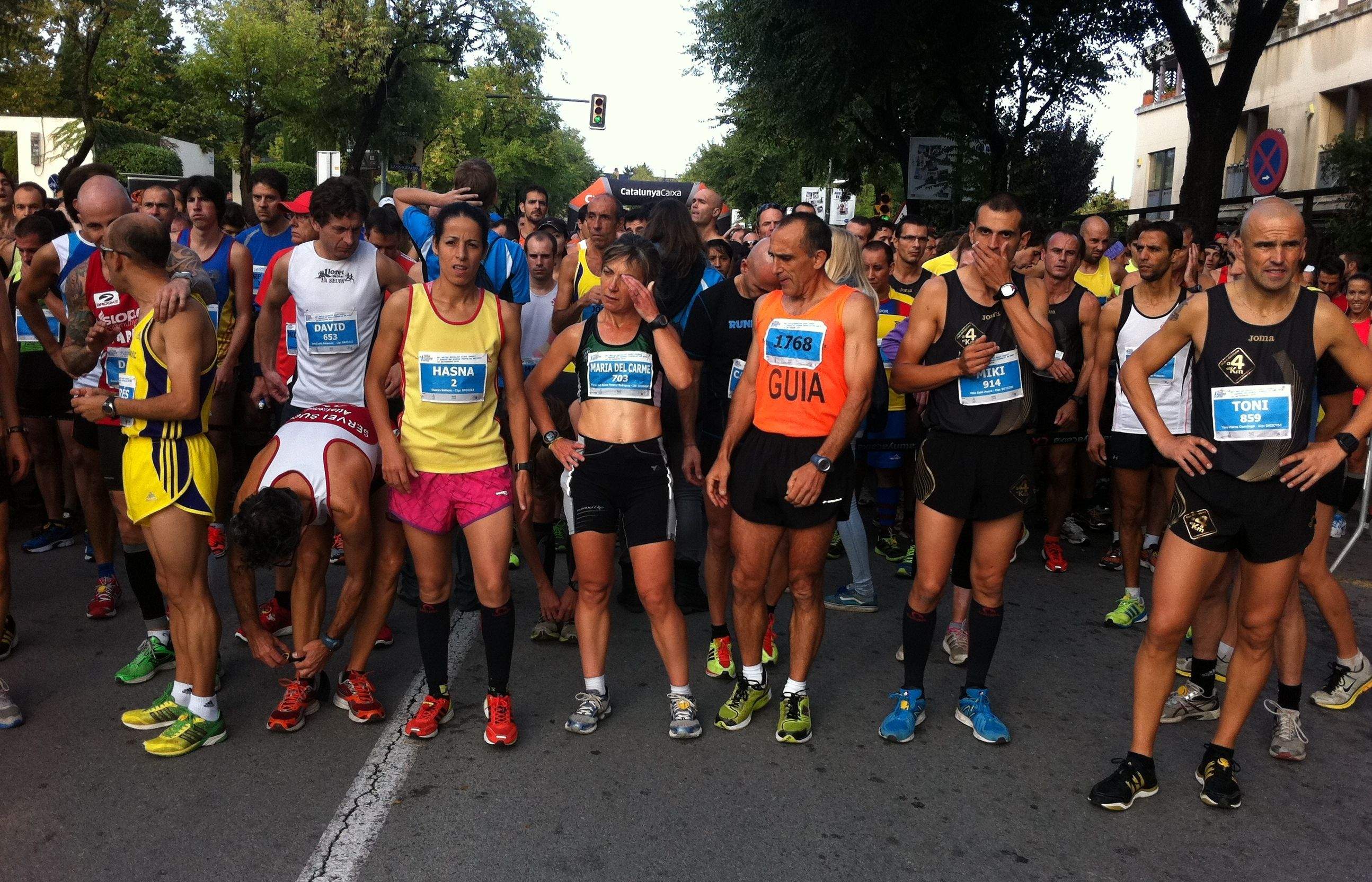 Hasna Bahon, campiona de la Mitja Marató Sant Cugat 2012. FOTO: Àlex López Puig