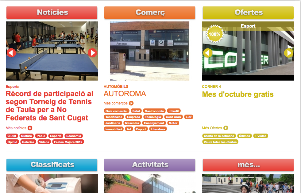 La versió digital de la popular revista TOT Sant Cugat va néixer el passat 27 de juny del 2011
