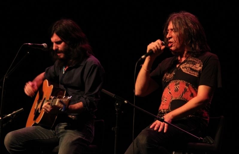 El concert de Gerard Quintana ha fet recordar la joventut dels més grans. FOTO: Anna Mira