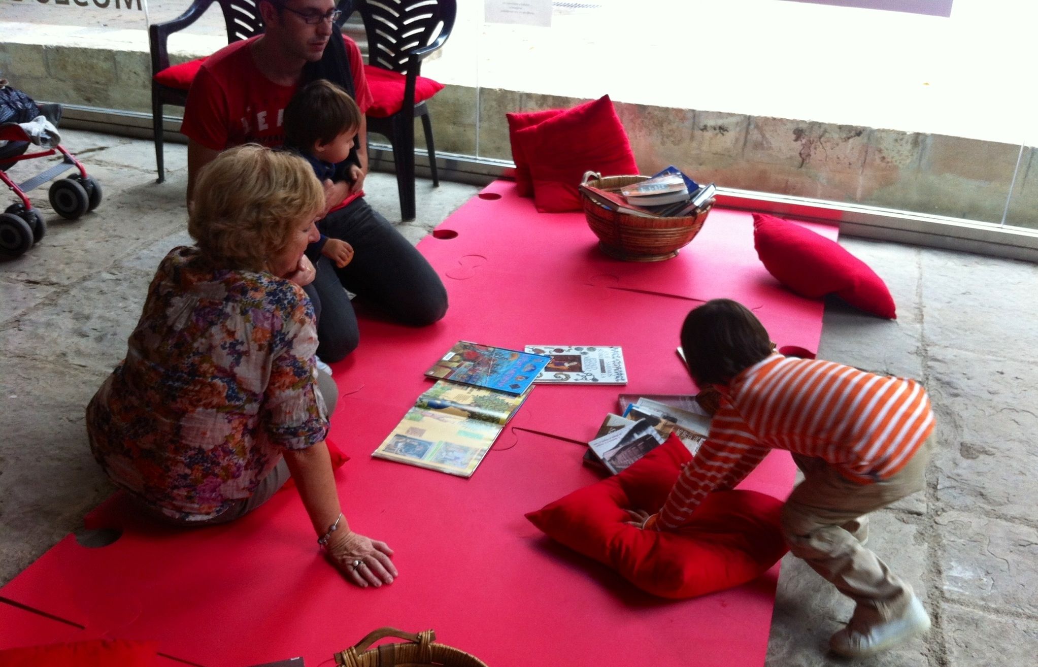 Racó del conte al Museu de Sant Cugat. FOTO: Anna Mira