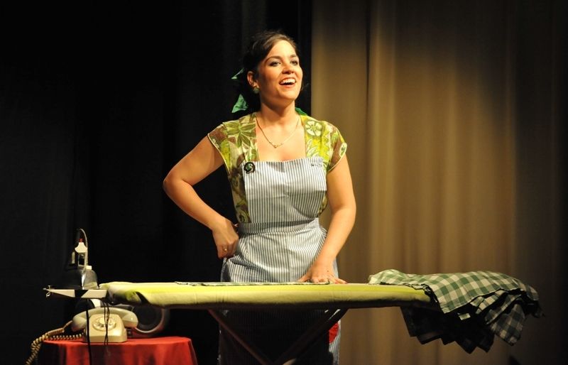 Representació de 'Teatre Breu' a la 19a Mostra de Teatre de Valldoreix. FOTO: Amanda Bernal