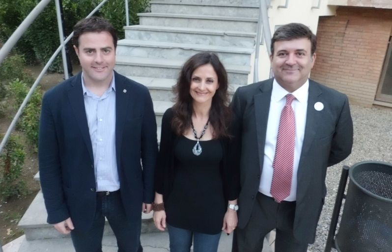 Comelles amb els líders del partit en una imatge d'arxiu FOTO: JR Armadàs