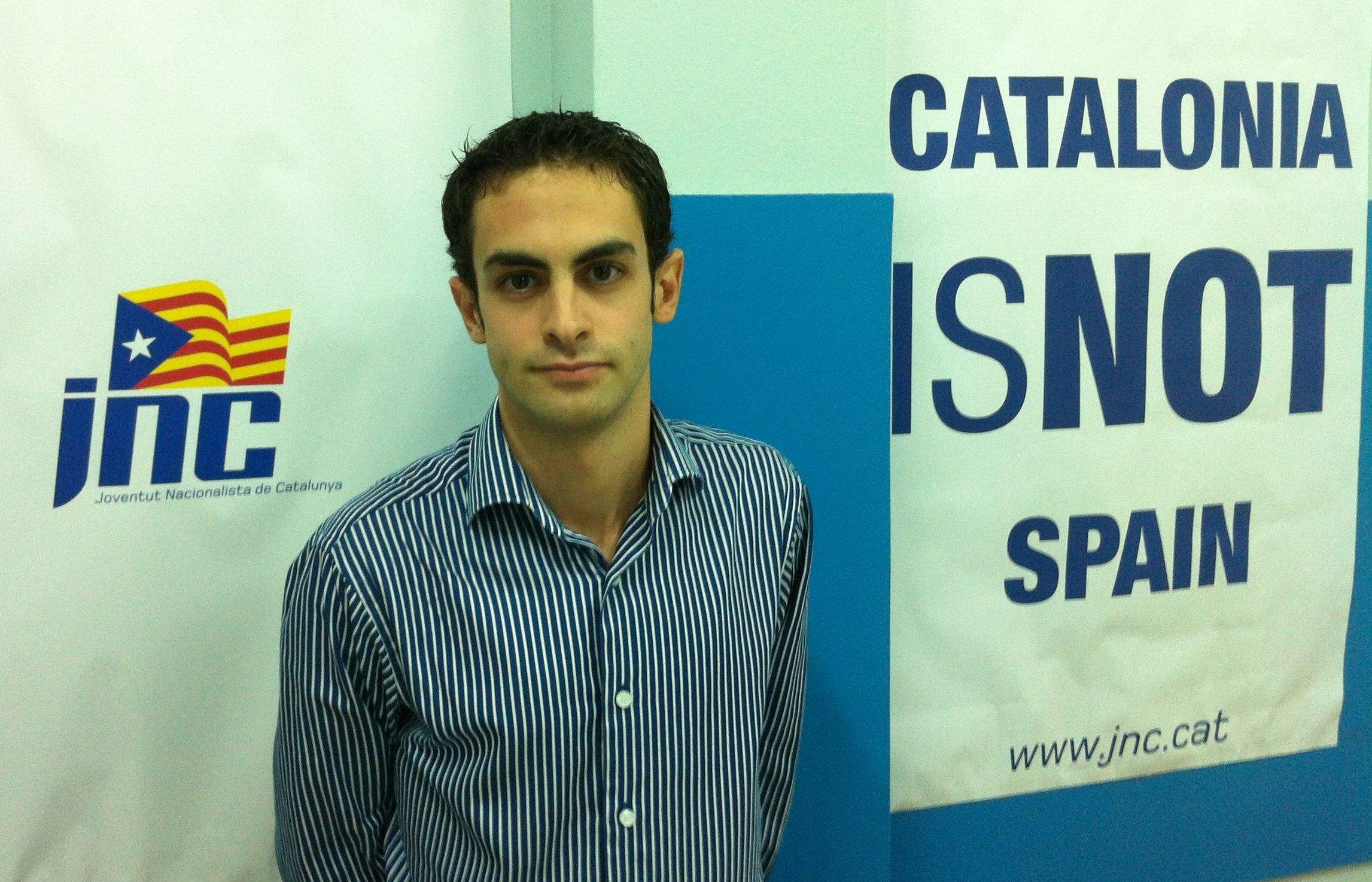 Oriol Torres a la seu de CDC de Sant Cugat FOTO: JR Armadàs