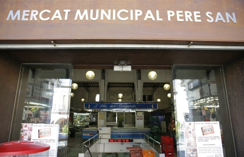 Mercat municipal Pere San. FOTO: Artur Ribera