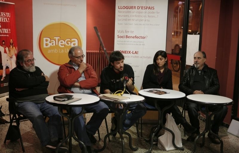 Presentació de l'obra 'Ai, Carai!' a La Unió. FOTO: Artur Ribera