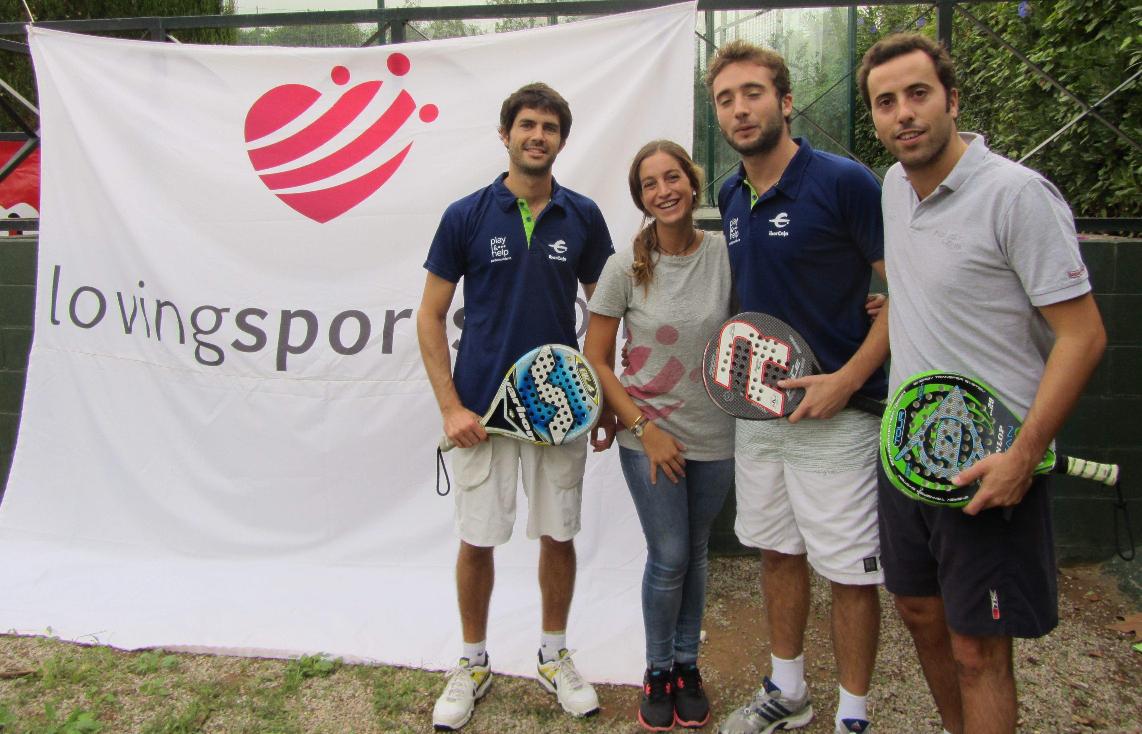 Imatge d'alguns dels participants del Circuit de Pàdel Play&Help. FOTO: Cedida