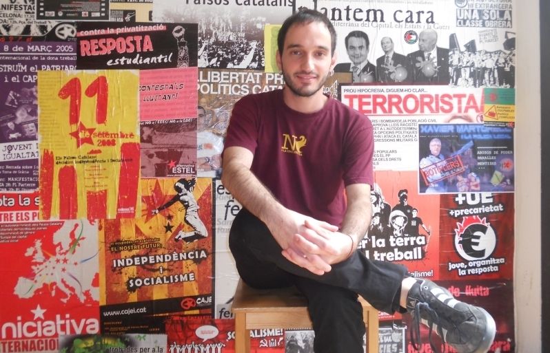 Ignasi Bea al Casal Popular la Guitza FOTO: JR Armadàs