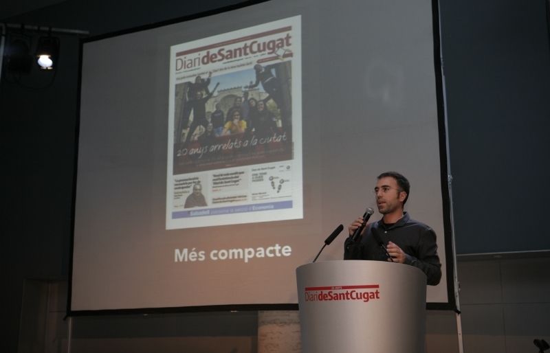 Xavier Grau, l'artífex del nou disseny del diari. FOTO: Artur Ribera