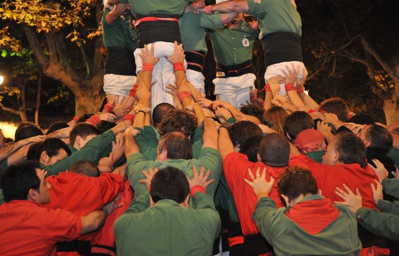 Actuació de vigílies de la Diada de la colla