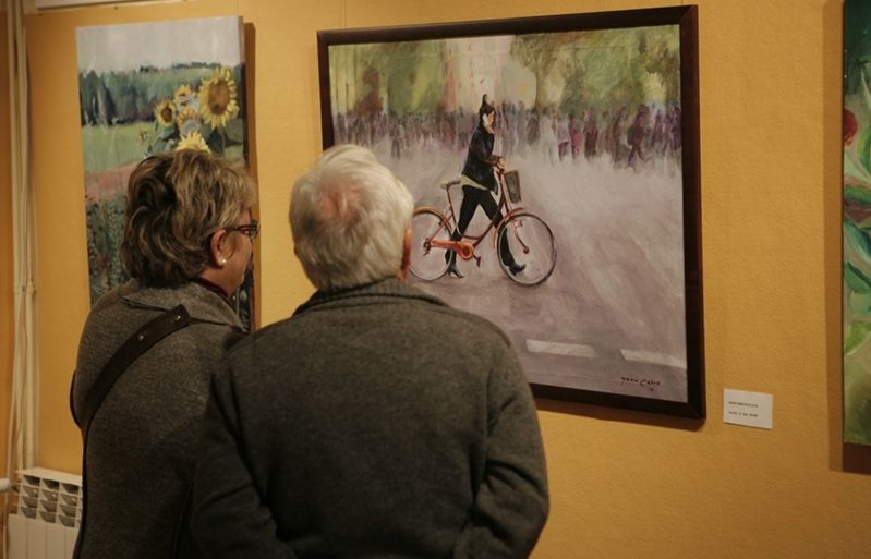 L'obra de Cabrés es pot veure a l'Ateneu. FOTO: A. Ribera
