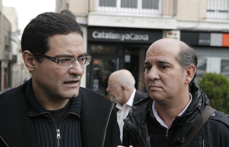 Josep Vendrell i Xavier Boix durant la roda de premsa. FOTO: Artur Ribera